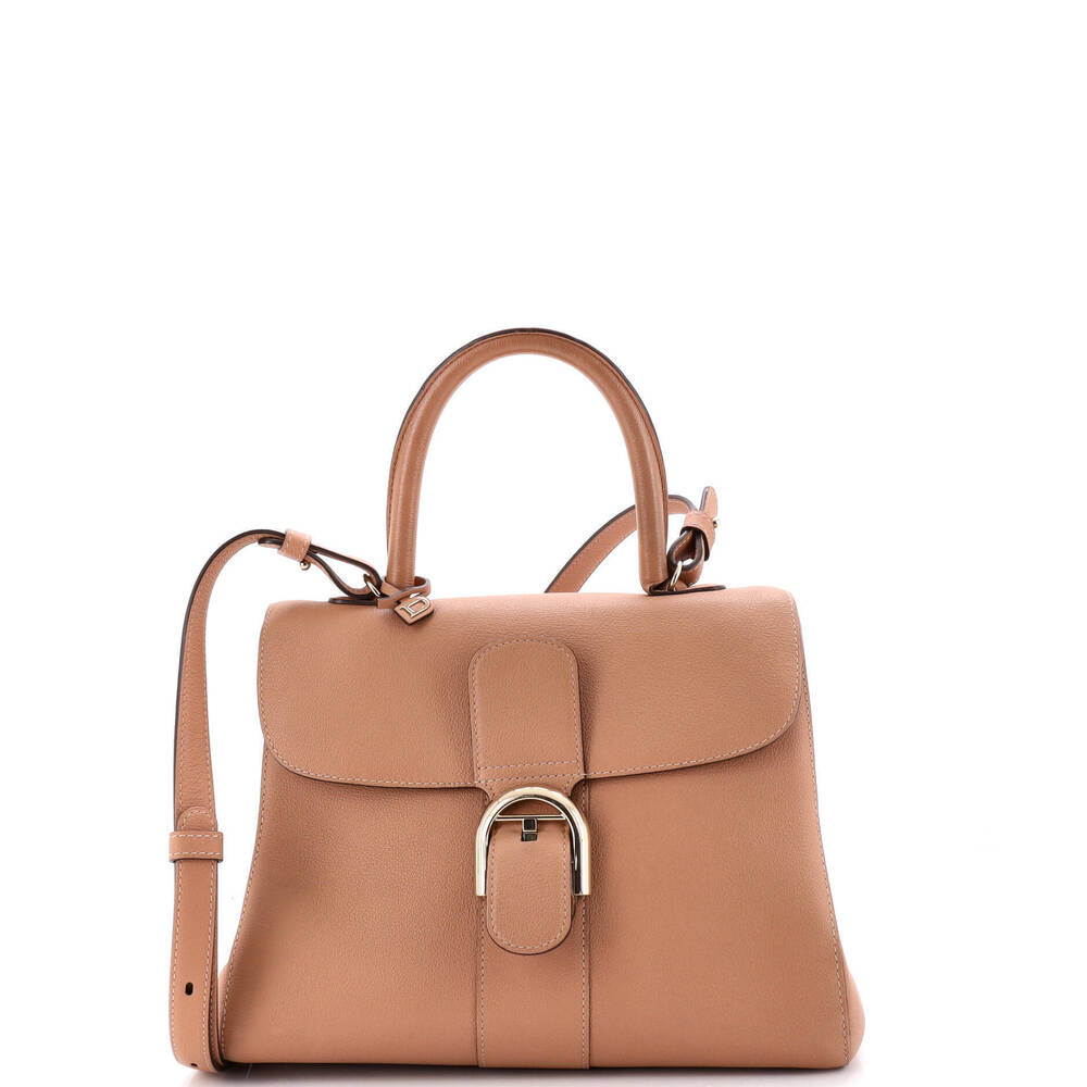 Delvaux MM Brillant Top Handle Bag Leather